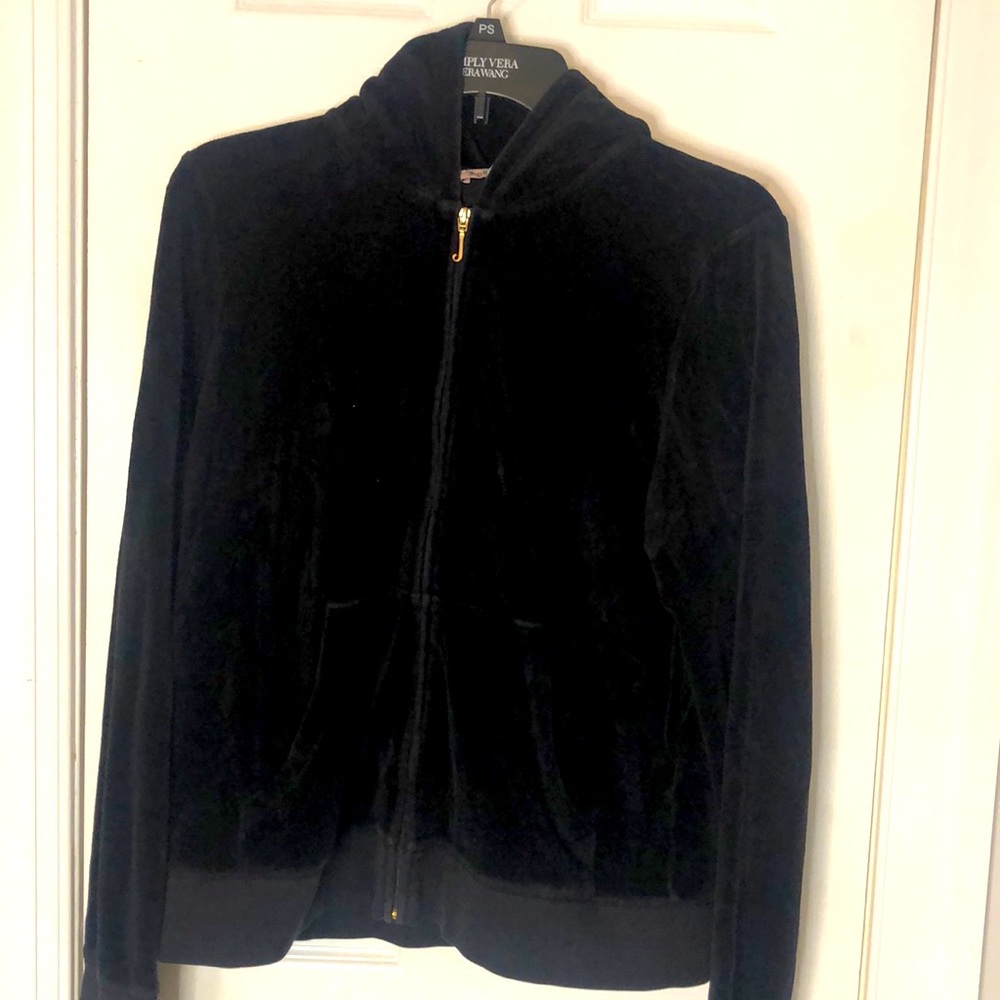 Juicy Couture velvet hooded jacket
